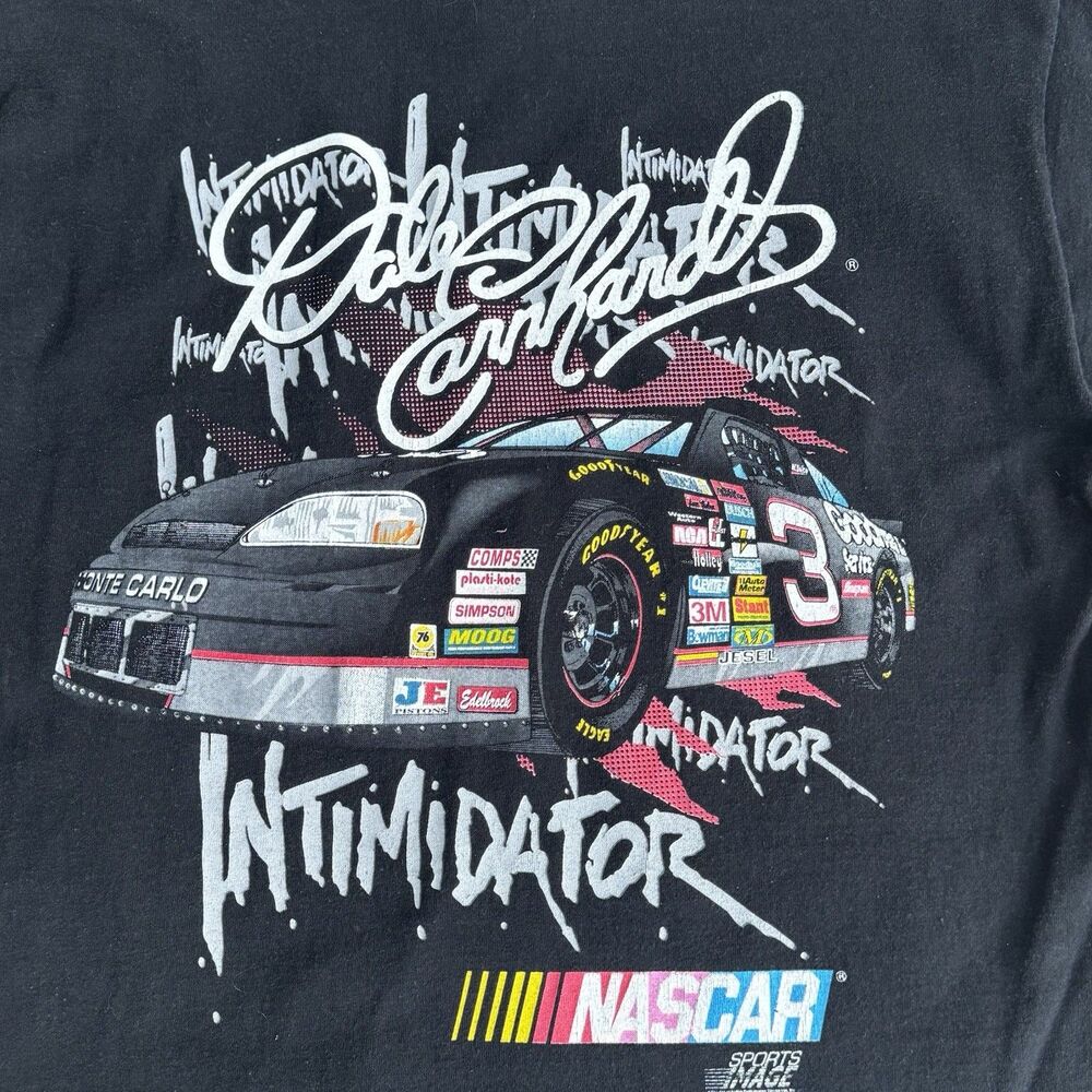 Vintage 1997 Dale Earnhardt Intimidator Winston Cup NASCAR Tee, Large Racing